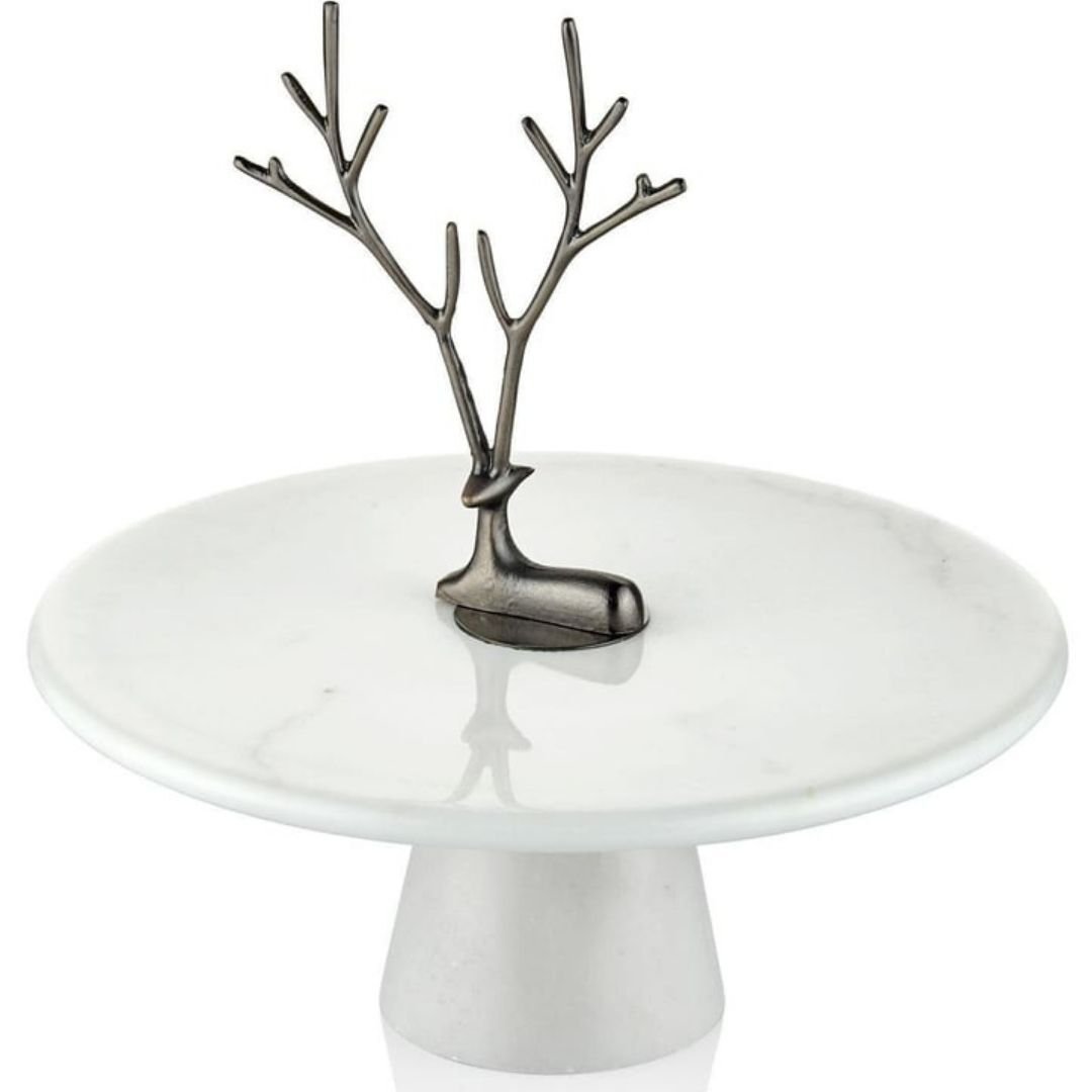 Mermer Konik  Geyik Tasarım  Sunum Tabak