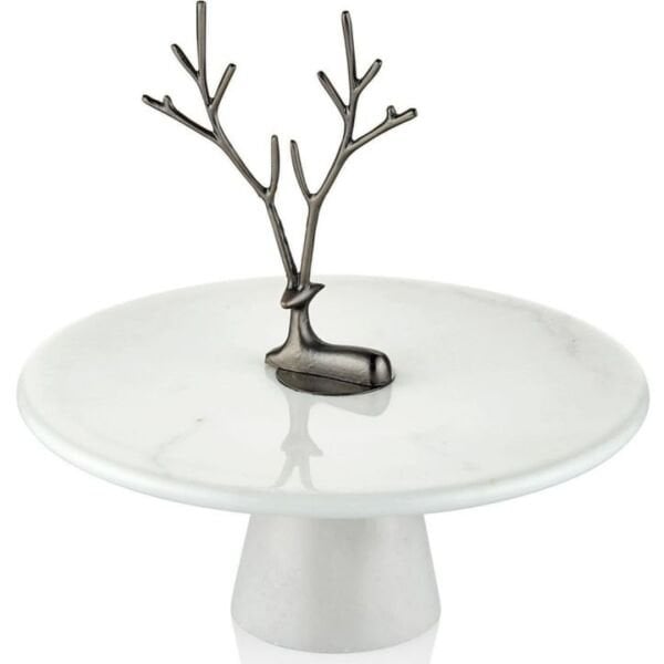 Mermer Konik  Geyik Tasarım  Sunum Tabak