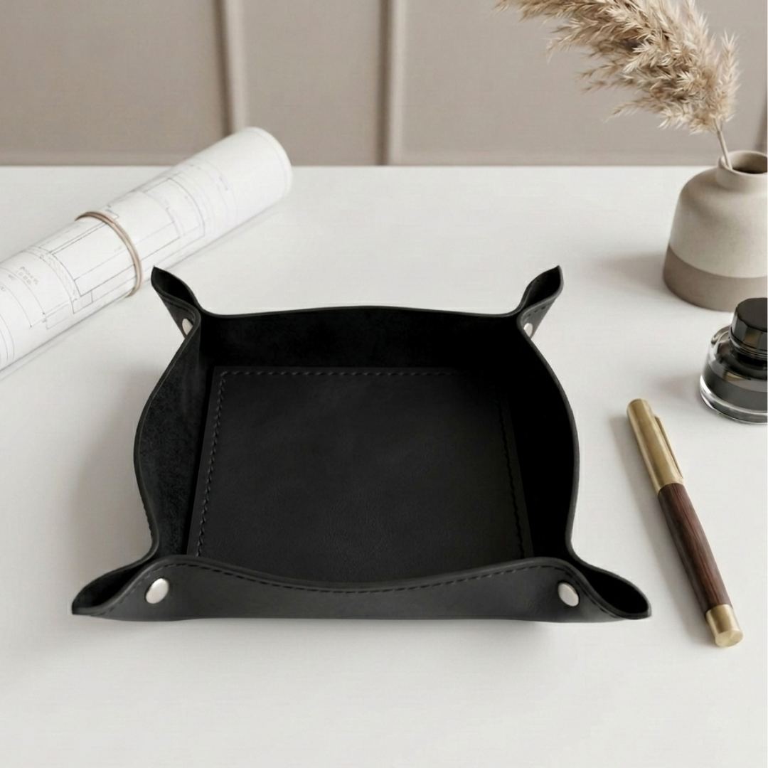 Catchbowl | Deri Organizer - Siyah