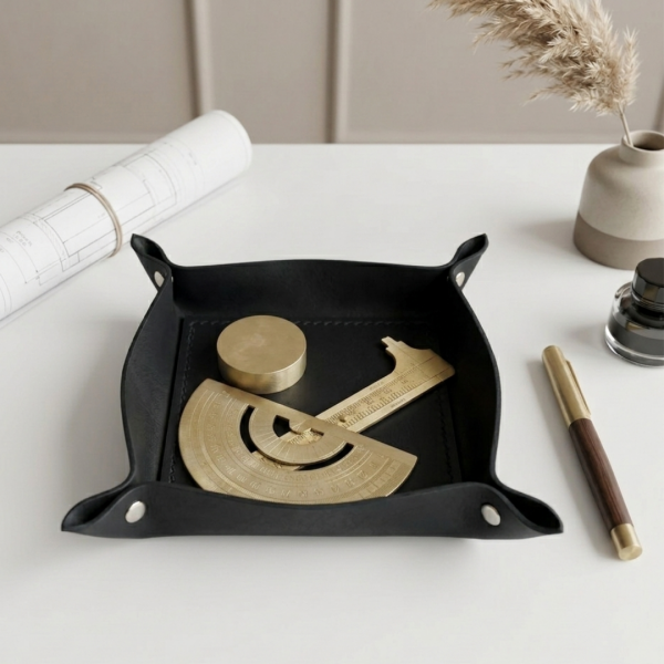 Catchbowl | Deri Organizer - Siyah